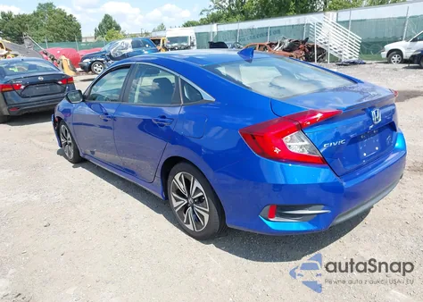 2017 Honda Civic Ex-T from USA, damaged, VIN 2HGFC1F37HH646623